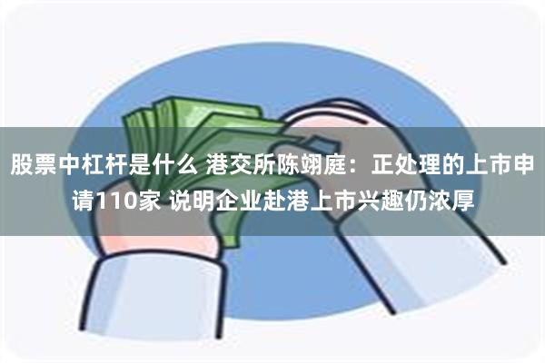 股票中杠杆是什么 港交所陈翊庭：正处理的上市申请110家 说明企业赴港上市兴趣仍浓厚