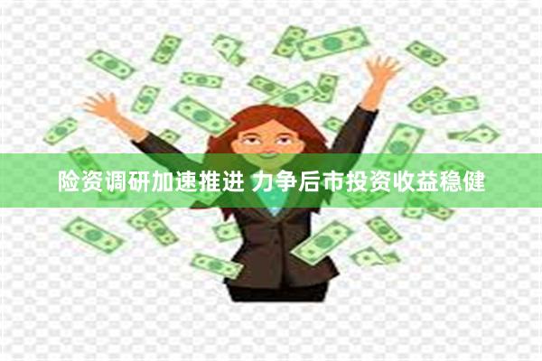 险资调研加速推进 力争后市投资收益稳健