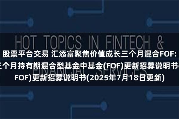 股票平台交易 汇添富聚焦价值成长三个月混合FOF: 汇添富聚焦价值成长三个月持有期混合型基金中基金(FOF)更新招募说明书(2025年7月18日更新)