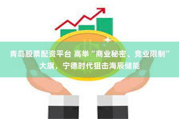 青岛股票配资平台 高举“商业秘密、竞业限制”大旗，宁德时代狙击海辰储能